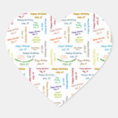 28 juli, Birthday Sticker (Voorkant)