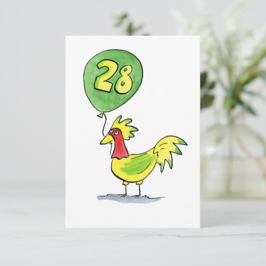 28 KAART (Staand voorkant)