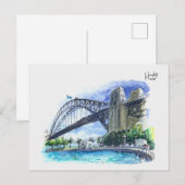 28 : Kirribilli uitkijk Briefkaart (Voorkant / Achterkant)