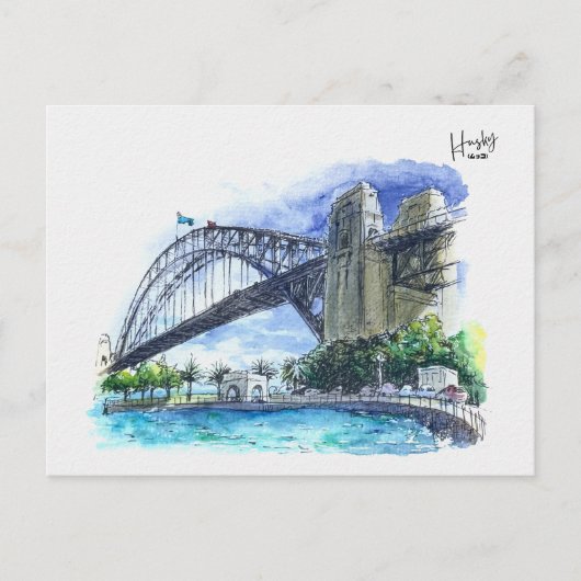 28 : Kirribilli uitkijk Briefkaart (Voorkant)
