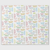 28 maart, cadeaupapier voor cadeautjes (Vlak)