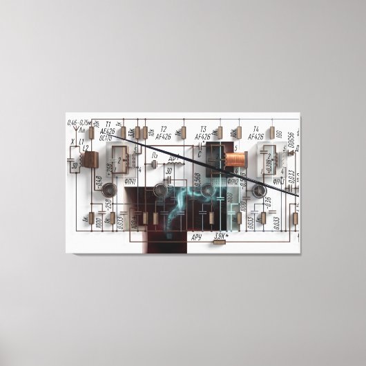 28 MHz Canvas Afdruk (Voorkant)