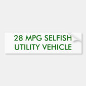 28 MPG ZELFSTANDIGHEDEN BUMPERSTICKER (Voorkant)