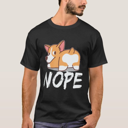28 Nee - Corgi T-shirt (Voorkant)