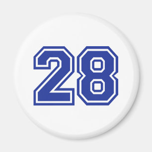 28 - nummer magneet