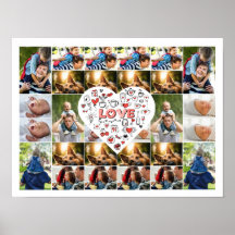 28 Photo Collage Lijst met Liefde Hoor Centerpiece