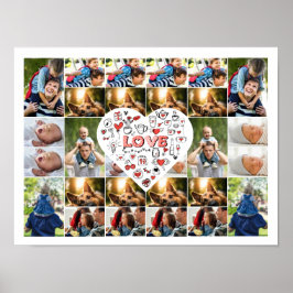 28 Photo Collage Lijst met Liefde Hoor Centerpiece Poster