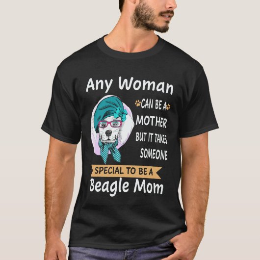 28 Speciaal om een Beagle-moeder te zijn Beagle T-shirt (Voorkant)