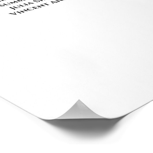 28 Tafel Blauwgroen Boho Bloemen Bruiloft Zitkaart Poster (Hoek)