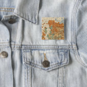 28 Verhoging 1890 tot 1900 Vierkante Button 5,1 Cm (In situ)