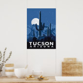 28 x20-inch Desert Coyote - Tucson, Arizona Poster (Keuken)