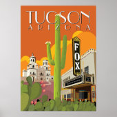 28 x20 inch Fox Theater - Tucson, Arizona Poster (Voorkant)