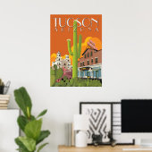 28 x20-inch Hotel Congress — Tucson, Arizona Poster (Thuiskantoor)