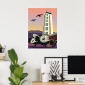 28 x20-inch Luchtvaarttower - Tucson, Arizona Poster (Thuiskantoor)