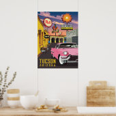 28 x20-inch Retro Restaurant Signs - Tucson, AZ Poster (Keuken)