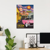 28 x20-inch Retro Restaurant Signs - Tucson, AZ Poster (Thuiskantoor)
