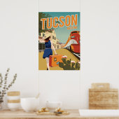28 x20 inch Train Depot - Tucson, Arizona Poster (Keuken)