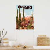 28 x20-inch Tucson-wandelsporen Poster (Keuken)