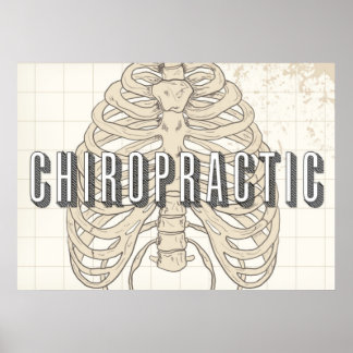 28 x 20 inch, Chiropractic Vintage Poster