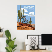 28 x 20 inch Mountain Bike - Tucson, Arizona Poster (Thuiskantoor)