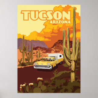 28 x 20-inch reiskamp - Tucson, Arizona Poster