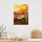 28 x 20-inch reiskamp - Tucson, Arizona Poster (Keuken)