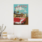 28 x 20 inch Retro Motel Signs - Tucson, Arizona Poster (Keuken)
