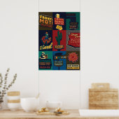 28 x 20 inch Tucson Neon Signs Poster (Keuken)