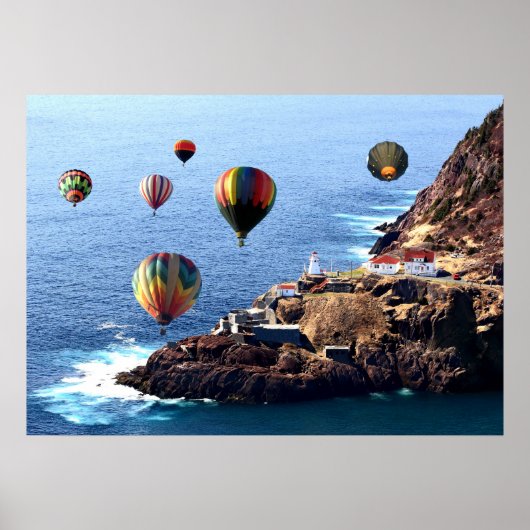 28 x 20 inch, Value Poster Paper Hotair Balloons N (Voorkant)