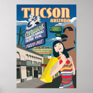 28 x 20 inch vierde avenue, Tucson Poster