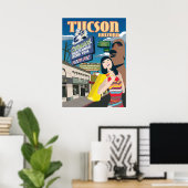 28 x 20 inch vierde avenue, Tucson Poster (Thuiskantoor)