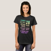28 Years Married Funny 28th Wedding Anniversary T-shirt (Voorkant volledig)