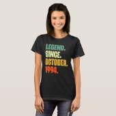 28 Years Old Legend Since October 1994 28th Birth T-shirt (Voorkant volledig)
