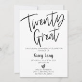 28e 28e 28e verjaardag kaart (Voorkant)