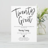 28e 28e 28e verjaardag kaart (Staand voorkant)