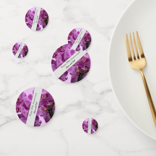 28e bruiloft Jubileum Orchid Confetti (Groep)