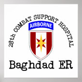 28e CSH Baghdad ER Poster (Voorkant)