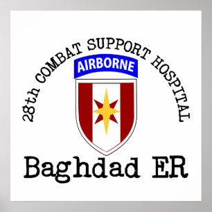 28e CSH Baghdad ER Poster