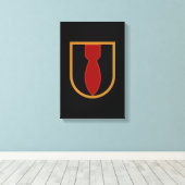 28e EOD Beret flash Canvas Afdruk (Insitu (Houten vloer))