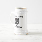 28e INF zwarte leeuwen Bierpul (Voorkant links)