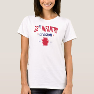 28e Infanteriedivisie - Amerikaanse Militaire Vrou T-shirt