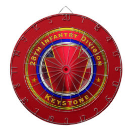 28e Infanteriedivisie “Keystone” Dartbord