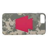 28e Infanteriedivisie "trapeziumdivisie" Camo Case-Mate iPhone Case (Achterkant (Horizontaal))