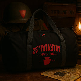 28e Infanteriedivisie Tribute Gepersonaliseerd Plunjezak