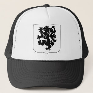 28e Infanteriestelsel - Zwarte leeuwen Trucker Pet