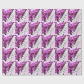 28e Jubileum voor bruiloft bewerken Cadeaupapier (Vlak)