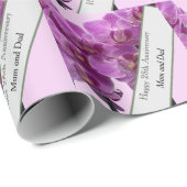 28e Jubileum voor bruiloft bewerken Cadeaupapier (Rol Hoek)