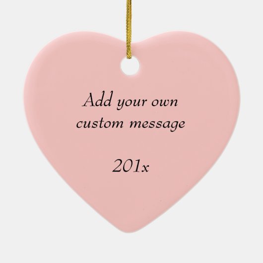 28e Jubileum voor bruiloft Foto Keramisch Ornament (Achterkant)