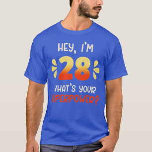 28e verjaardag 1 t-shirt
