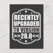 28e verjaardag 28 jaar oude partij 1991 briefkaart (Voorkant)